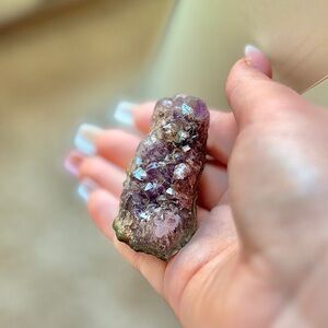 A Grade Amethyst raw crystal chunk
